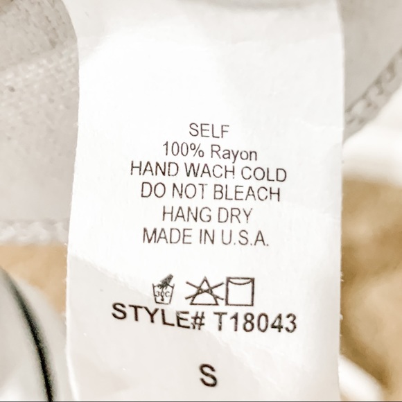 Halter Button Front Top with Front Tie Detail - Picture 8 of 8